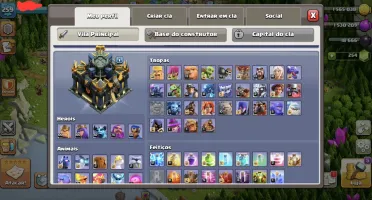 Conta Clash of Clans CV17 Semi-Full
