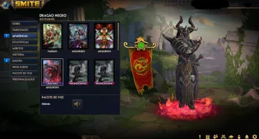 Conta smite com t5 thor, skin ao kuang limitada