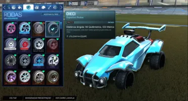 Conta Rocket League + Epic Games com 111 jogos e exclusivos