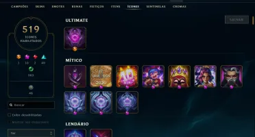 Conta De Lol 2013 lvl 1228