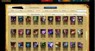 CONTA PLATINA 3 75+ CAMPEÕES 25+ SKINS