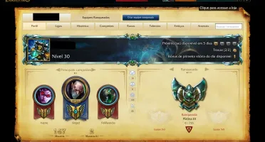 CONTA PLATINA 3 75+ CAMPEÕES 25+ SKINS