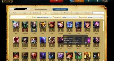 CONTA PLATINA 3 75+ CAMPEÕES 25+ SKINS