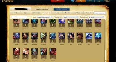 CONTA PLATINA 3 75+ CAMPEÕES 25+ SKINS