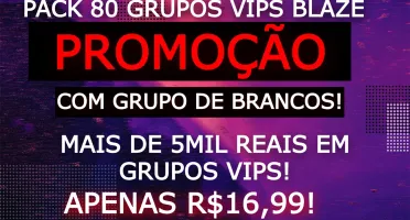 ⭐✨ PACK 80 GRUPOS VIPS BLAZE + GRUPO DE BRANCOS!✨⭐
