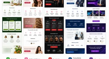 Pack +200 Templates Landing Pages e Páginas de Vendas