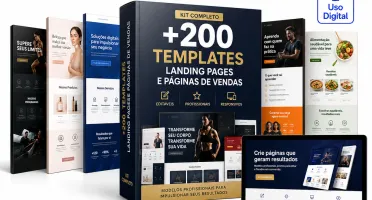 Pack +200 Templates Landing Pages e Páginas de Vendas