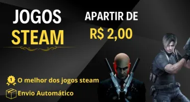 ✨ Jogos Atuais Steam - Conta Offline (Entrega Automática) ✨