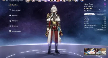 Honkai Star Rail - Conta Endgame c/ 14 5✯