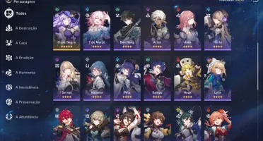 Honkai Star Rail - Conta Endgame c/ 14 5✯