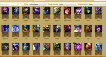 Conta Gold IV, 138 champs(todos), 77 skins(Incluindo raras)