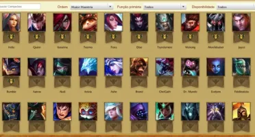 Conta Gold IV, 138 champs(todos), 77 skins(Incluindo raras)