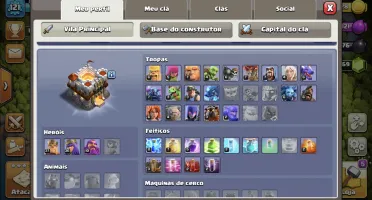 conta de clash of clans cv11