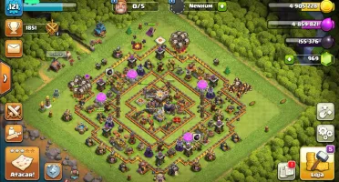 conta de clash of clans cv11