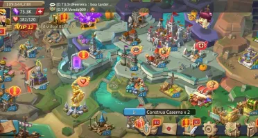 Conta Lords Mobile 110M de poder com T4