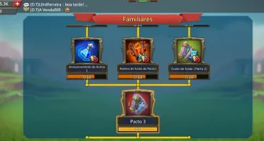 Conta Lords Mobile 110M de poder com T4