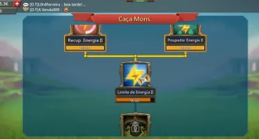 Conta Lords Mobile 110M de poder com T4