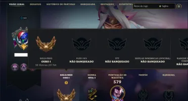 Conta Ouro 1 com TODOS os champs e 179 Skins