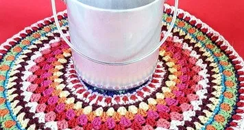 Mandala Decorativa em Crochê