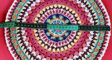 Mandala Decorativa em Crochê