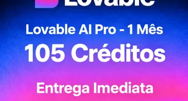 Lovable AI Pro | 105 créditos | 1 mês