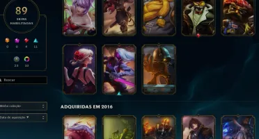 Conta LOL D4 - Todos Champs - 90 SKINS - MMR ALTO