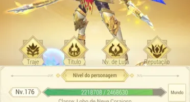 Conta do Dragon Trail lev 176