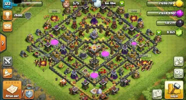 Clash Royale nível 13 + Clash of Clans cv 11