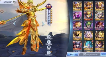 Saint Seiya Awakening - conta level 56