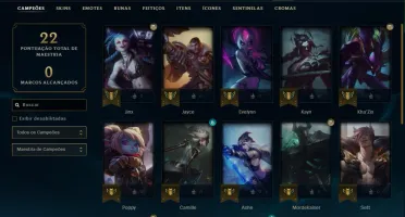 Conta smurf platina IV 72% Winrate (4) League of legends
