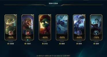 Conta smurf platina IV 72% Winrate (4) League of legends