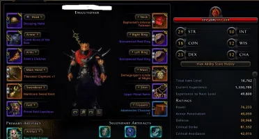 CONTA NEVERWINTER BARBARIAN GWF LVL 70 - 16K+ ITEM LEVEL