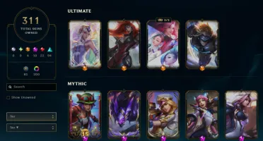 Conta Rara, Season 1, Diamante +, skins exclusivas(desapego)