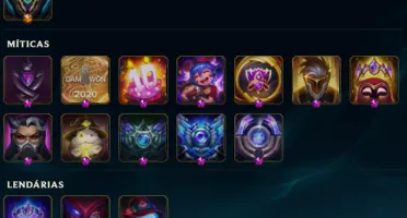 Conta lol diamantes IV full champs, 466 skins diversos raros