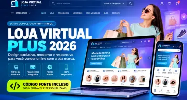 Loja Profissional para Ecommerce com código fonte 2026