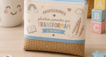 Necessaire Flat Personalizadas - PEQUENA