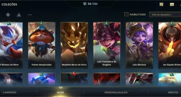 CONTA LOL WILD RIFT EX GRÃO-MESTRE