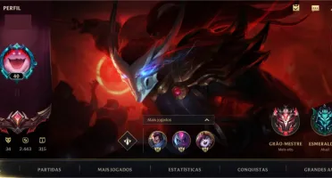 CONTA LOL WILD RIFT EX GRÃO-MESTRE