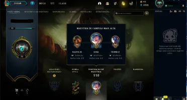 Conta League Of Legends 2013 Conta Com 60 Champs E 20 skins