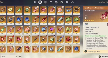 AR 54 ⭐Xiao, Childe, Keqing QiQi, Diluc⭐