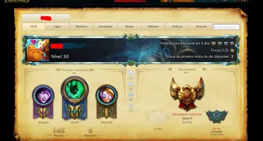 CONTA GOLD V - LEAGUE OF LEGENDS