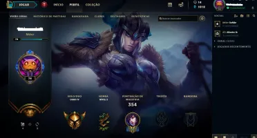 conta lol gold IV