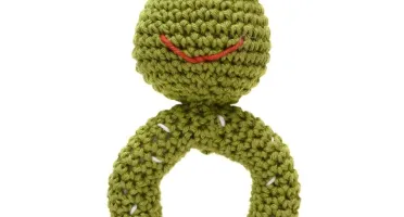 Chocalho Sapinho Amigurumi