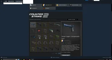 Conta Prime Cs2 3Kh Saldo, Skins, 20Gc, 10Faceit 16Kpontos