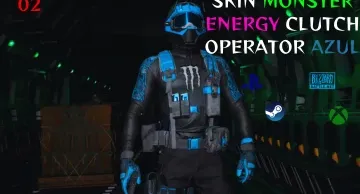 2 Skin Da Monster Clutch Operator - Warzone