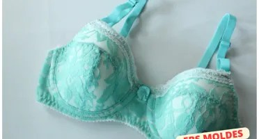 Kit de Molde Sutiã PDF Meia Taça Senhoras Top Costa e Bojo