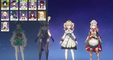 5*Venti AR35/5*lápide do lobo ,4*Beidou,4fischl,4ningguang,