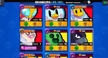 Brawl Stars Conta Nível 150