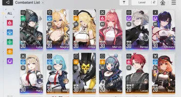 Chaos Zero Nightmare Haru + arma da Haru/Chizuru