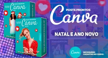 Super Pack Artes CANVA Natal Ano Novo 2024 100+70+Brindes